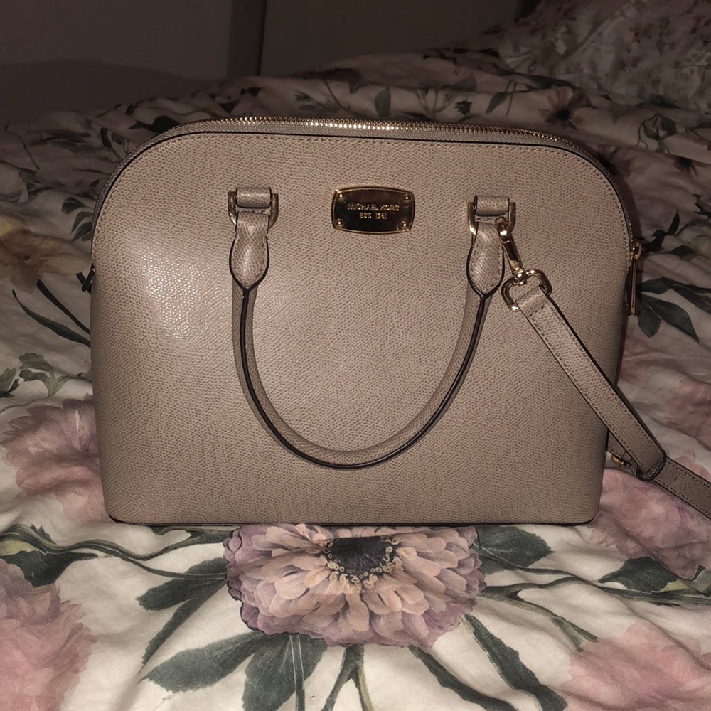 Tan Michael Kors purse